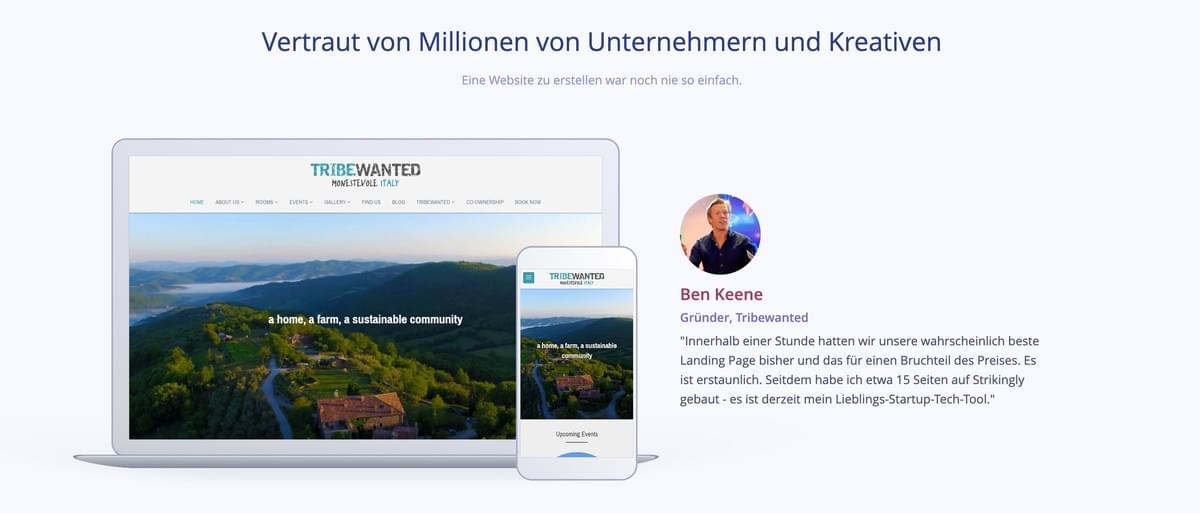 beste Blog-Designs mit Strikingly beste Blog-Designs mit Strikingly