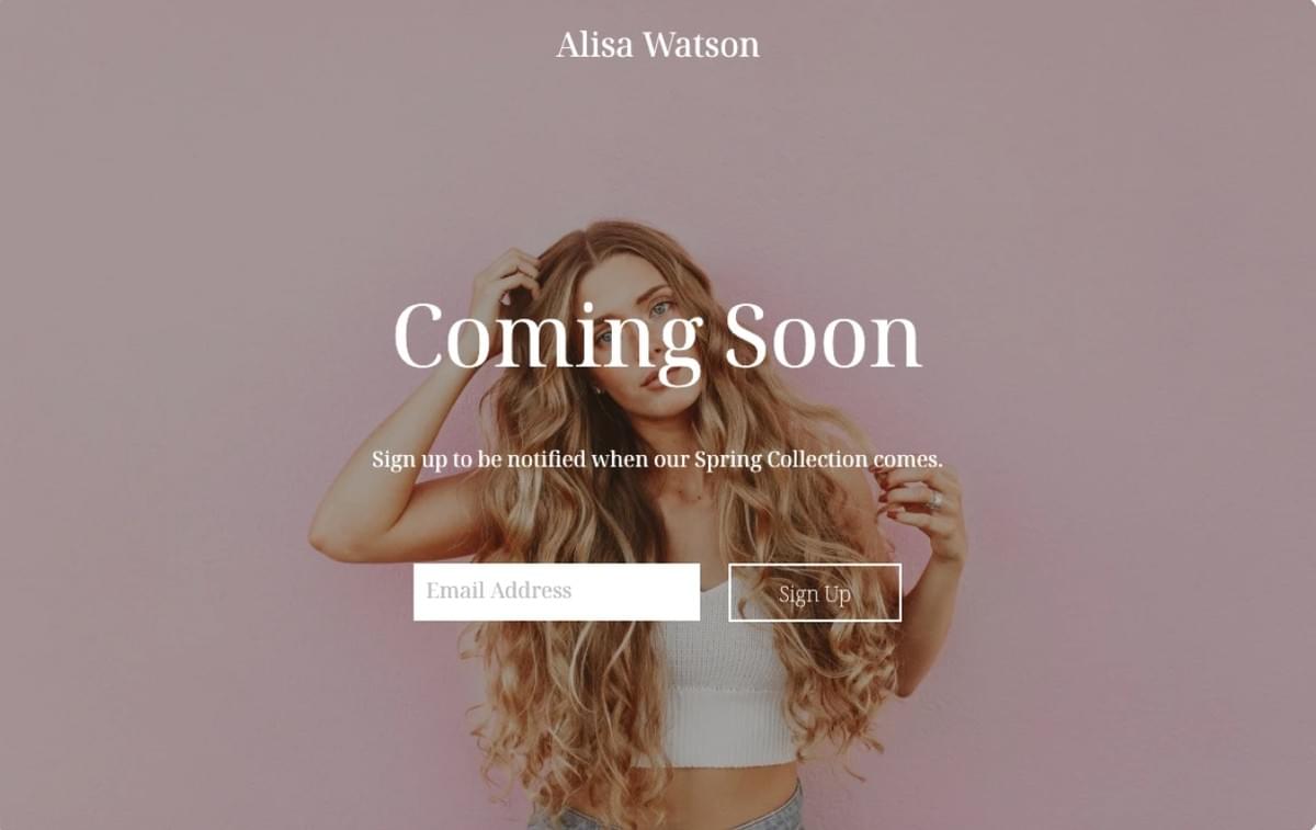 Demnächst verfügbar – Vorlage von Strikingly Demnächst verfügbar – Vorlage von Strikingly