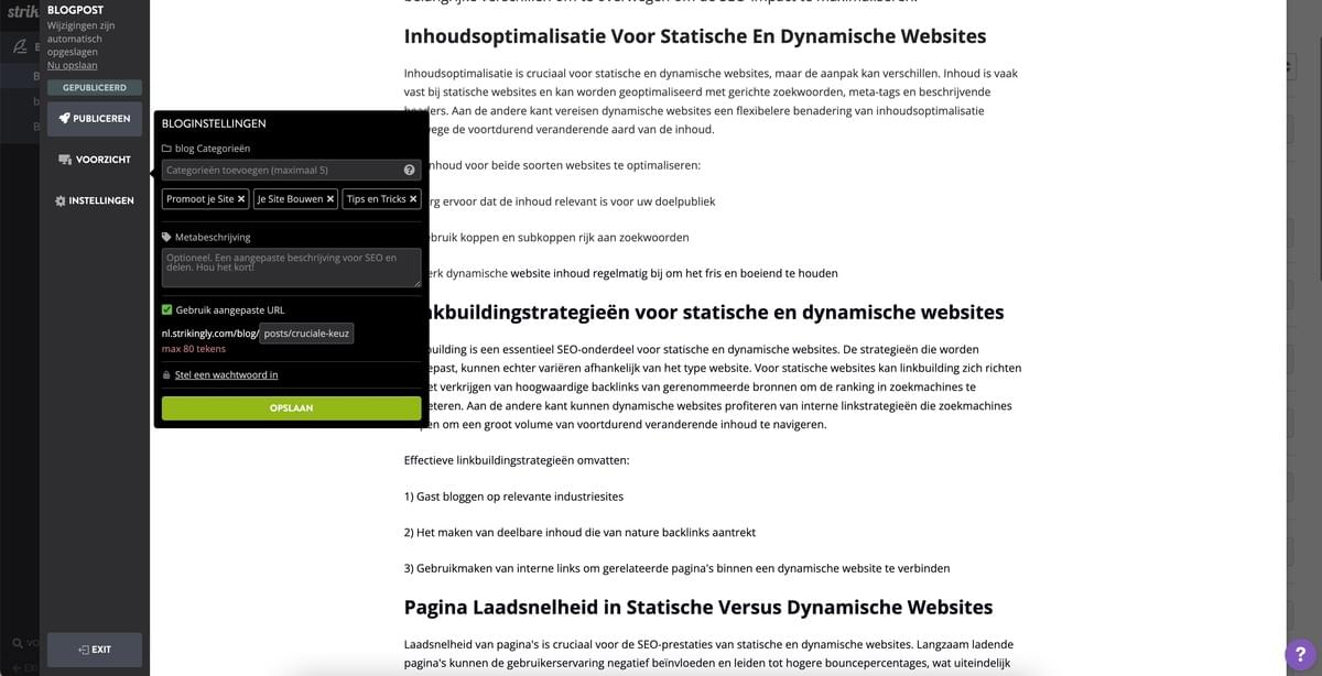 Cruciale Keuzes: Navigeren door de SEO-impact van Statische versus Dynamische Website Ontwerpen Cruciale Keuzes: Navigeren door de SEO-impact van Statische versus Dynamische Website Ontwerpen