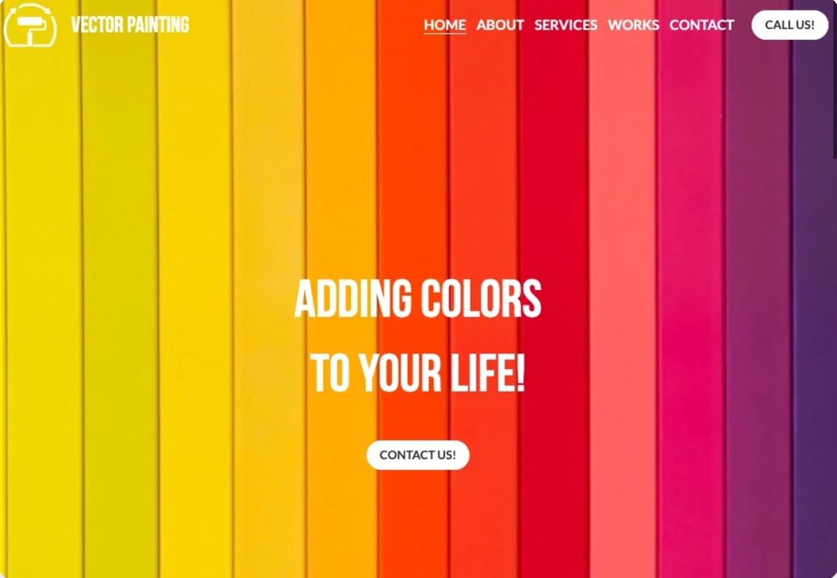 Vektor-Malvorlage mit Call-to-Action-Button Vektor-Malvorlage mit Call-to-Action-Button