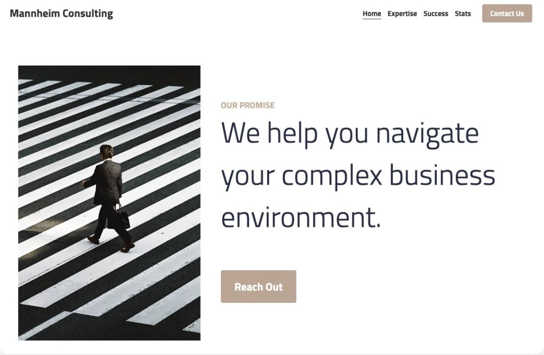 Mannheim: B2B-Verkaufsvorlage von Strikingly Mannheim: B2B-Verkaufsvorlage von Strikingly