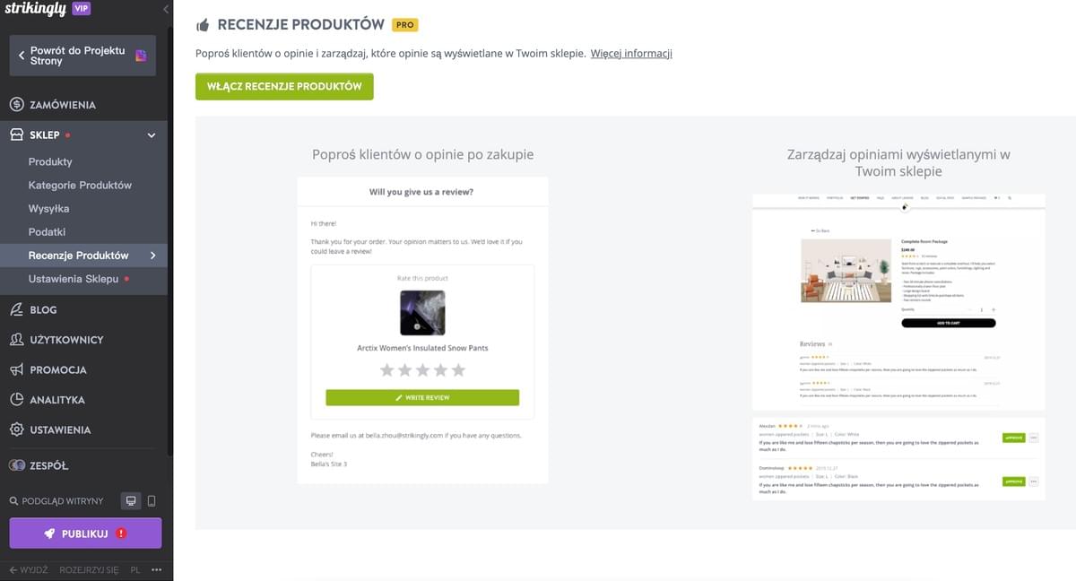 Strikingly Recenzja Produktu Funkcja Strikingly Recenzja Produktu Funkcja