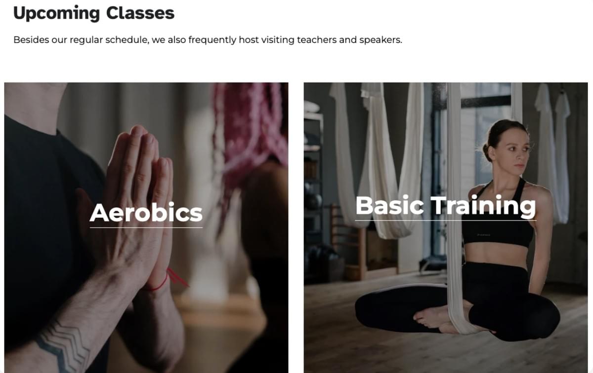 Yoga Sjabloon van Strikingly Yoga Sjabloon van Strikingly