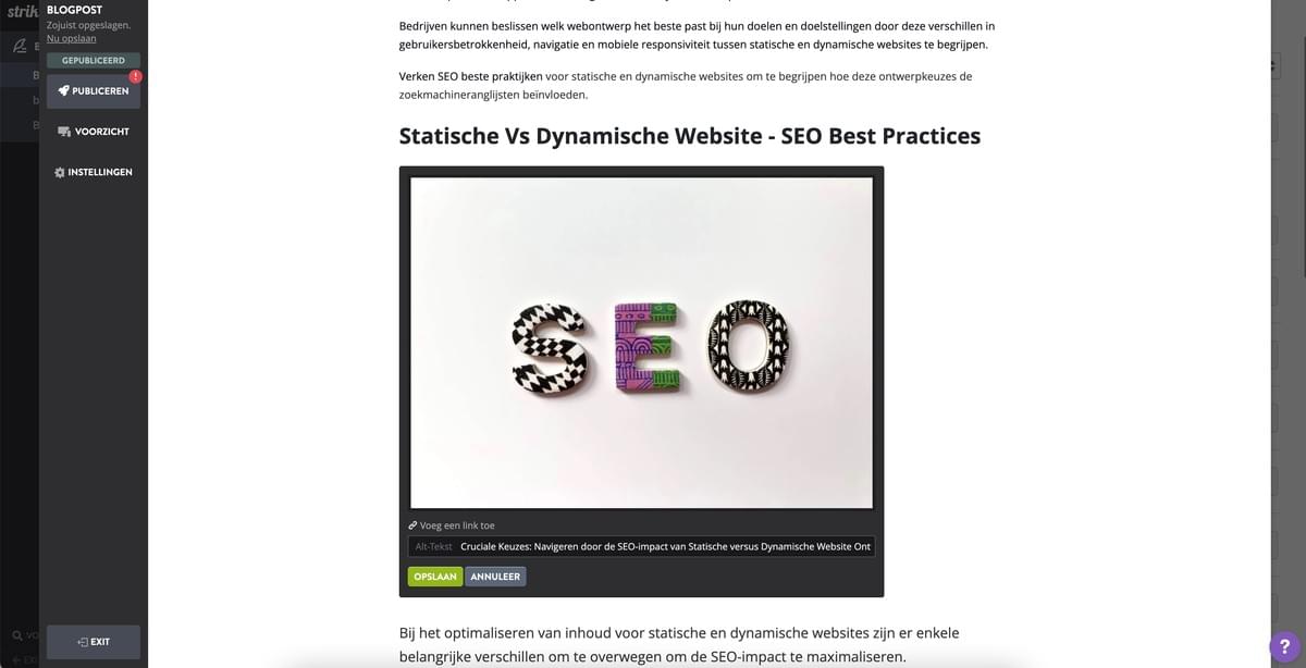 Cruciale Keuzes: Navigeren door de SEO-impact van Statische versus Dynamische Website Ontwerpen Cruciale Keuzes: Navigeren door de SEO-impact van Statische versus Dynamische Website Ontwerpen
