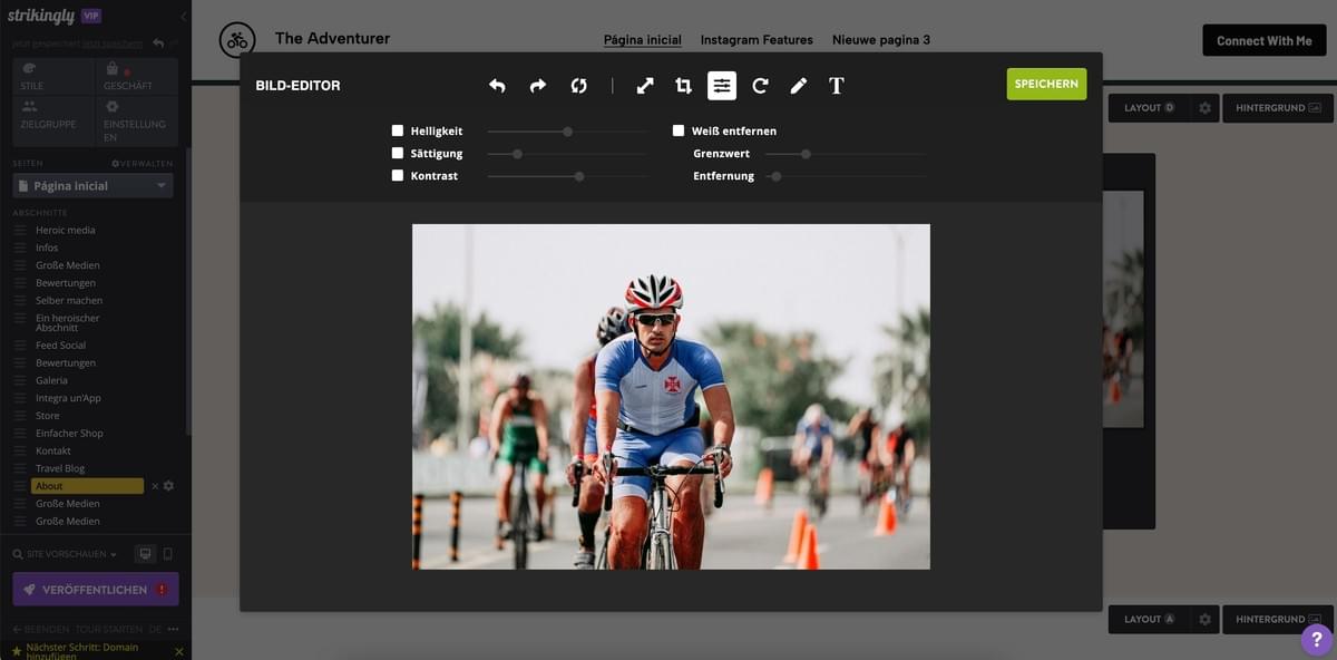 Strikingly Foto-Editor Strikingly Foto-Editor