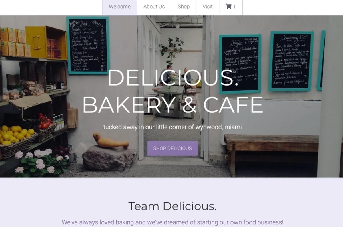 Minimal Store Template van Strikingly Minimal Store Template van Strikingly