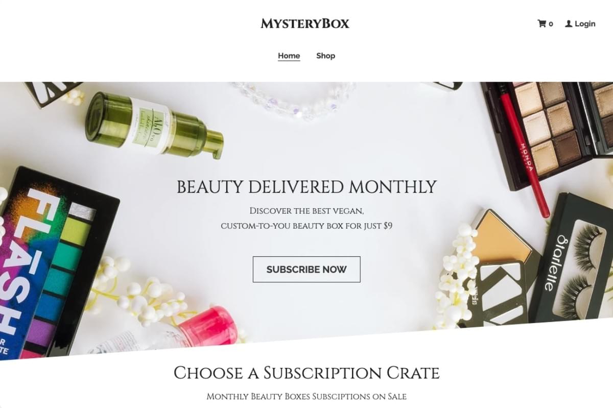 Mystery Box-sjabloon van Strikingly Mystery Box-sjabloon van Strikingly