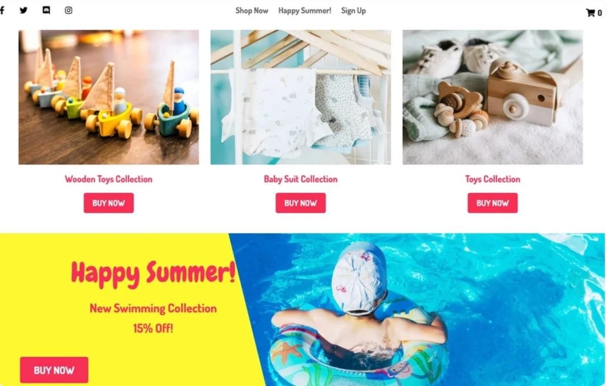 Peggi Online-Shopping-Website-Vorlage Peggi Online-Shopping-Website-Vorlage