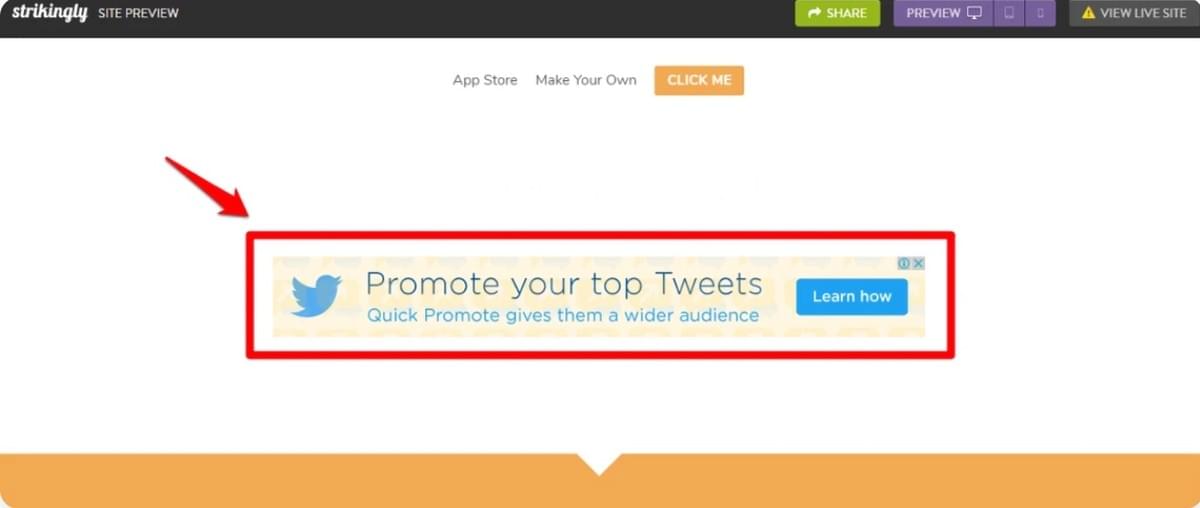 Google AdSense com o site Strikingly Google AdSense com o site Strikingly