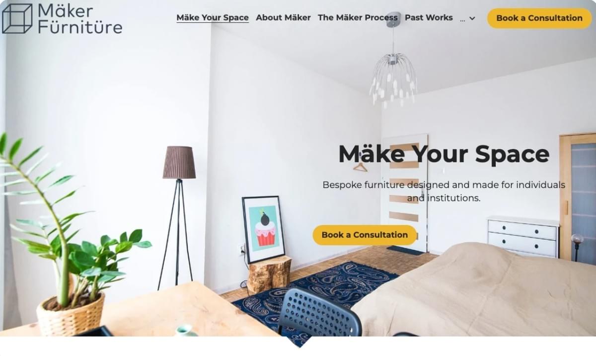 Maker Startup Vorlage von Strikingly Maker Startup Vorlage von Strikingly