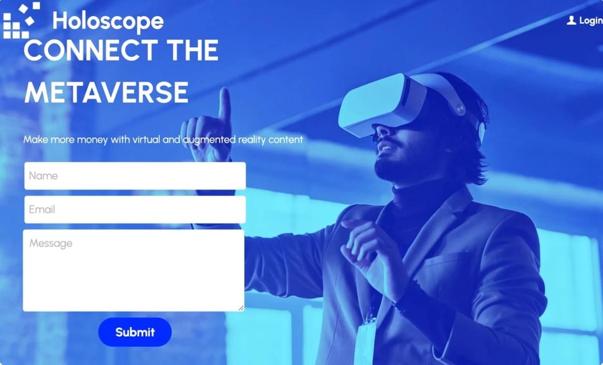 Holoscope Sjabloon van Strikingly Holoscope Sjabloon van Strikingly