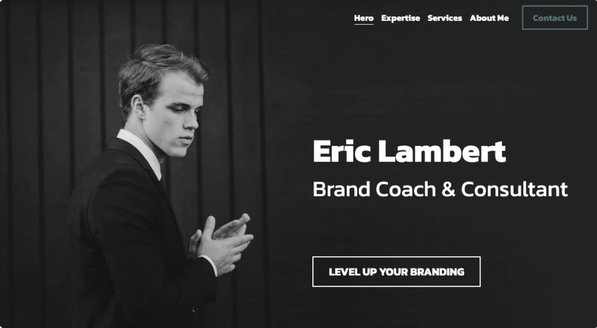 Modelo de Coach de Marca da Strikingly Modelo de Coach de Marca da Strikingly