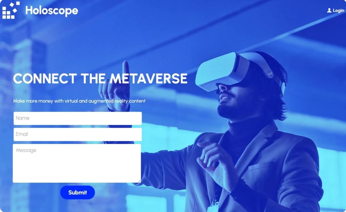 Holoscope Website Design Sjabloon van Strikingly Holoscope Website Design Sjabloon van Strikingly