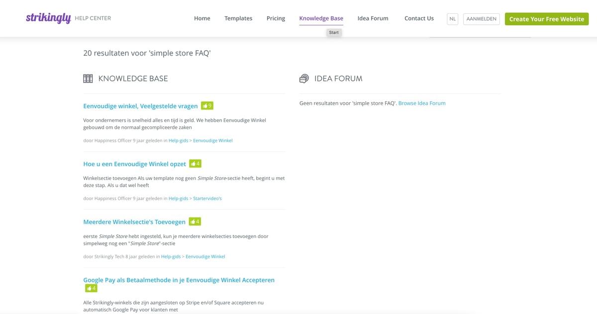 Ontwerp uw FAQ-pagina met Strikingly Ontwerp uw FAQ-pagina met Strikingly