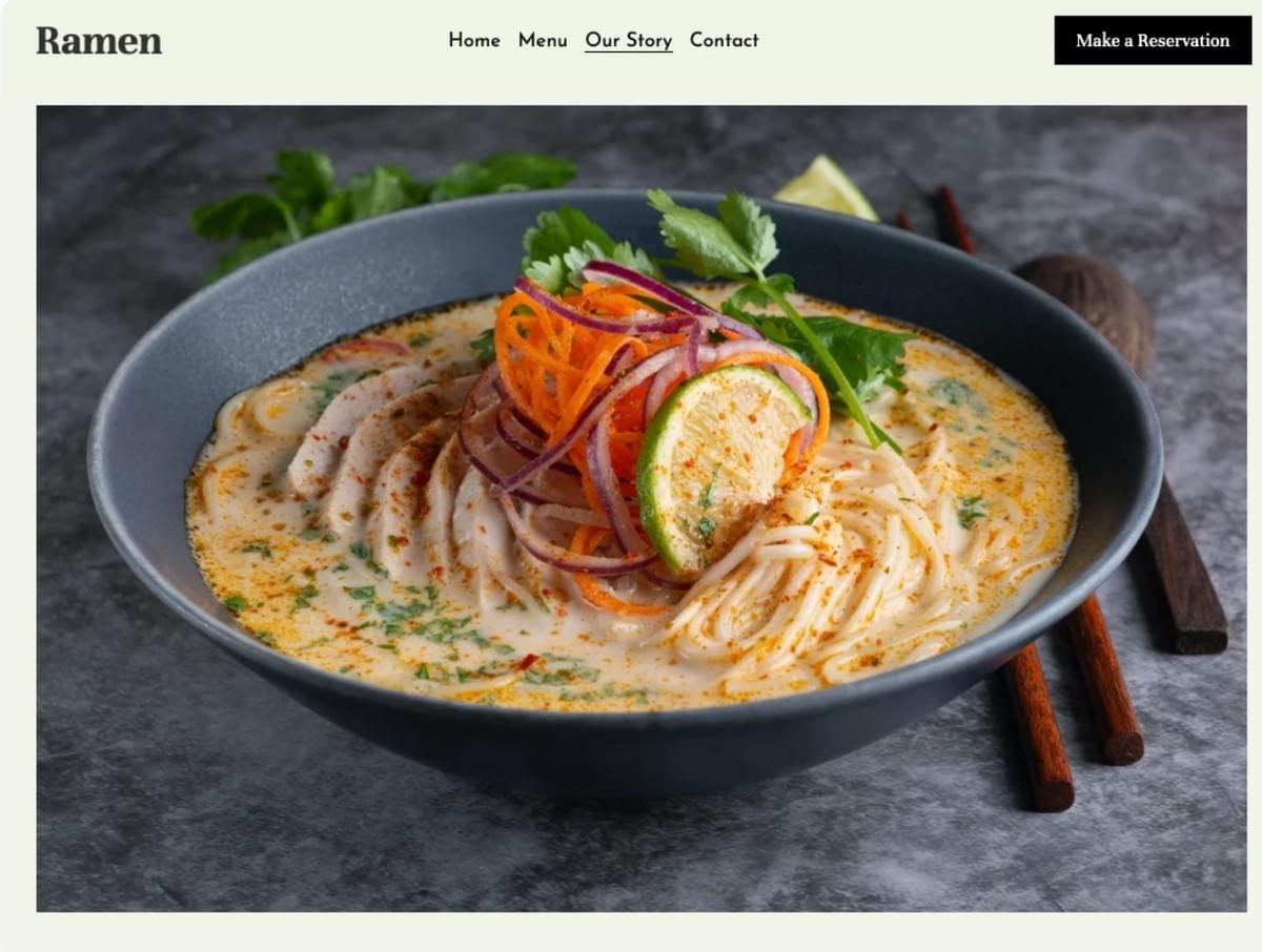 Ramen Restaurant Food Blog Sjabloon Ramen Restaurant Food Blog Sjabloon