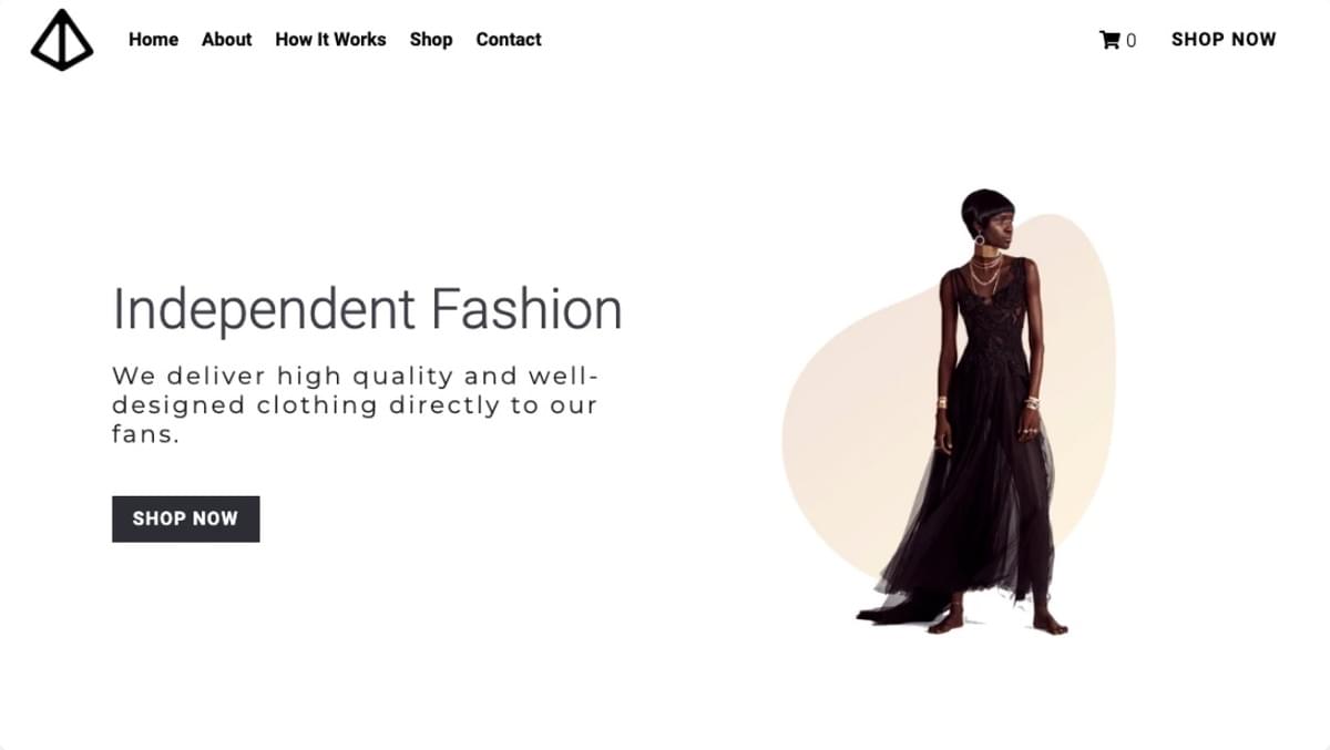 Glow Online Boutique Sjabloon van Strikingly Glow Online Boutique Sjabloon van Strikingly