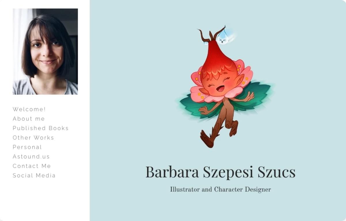 Illustrationsportfolio-Website von Strikingly Illustrationsportfolio-Website von Strikingly