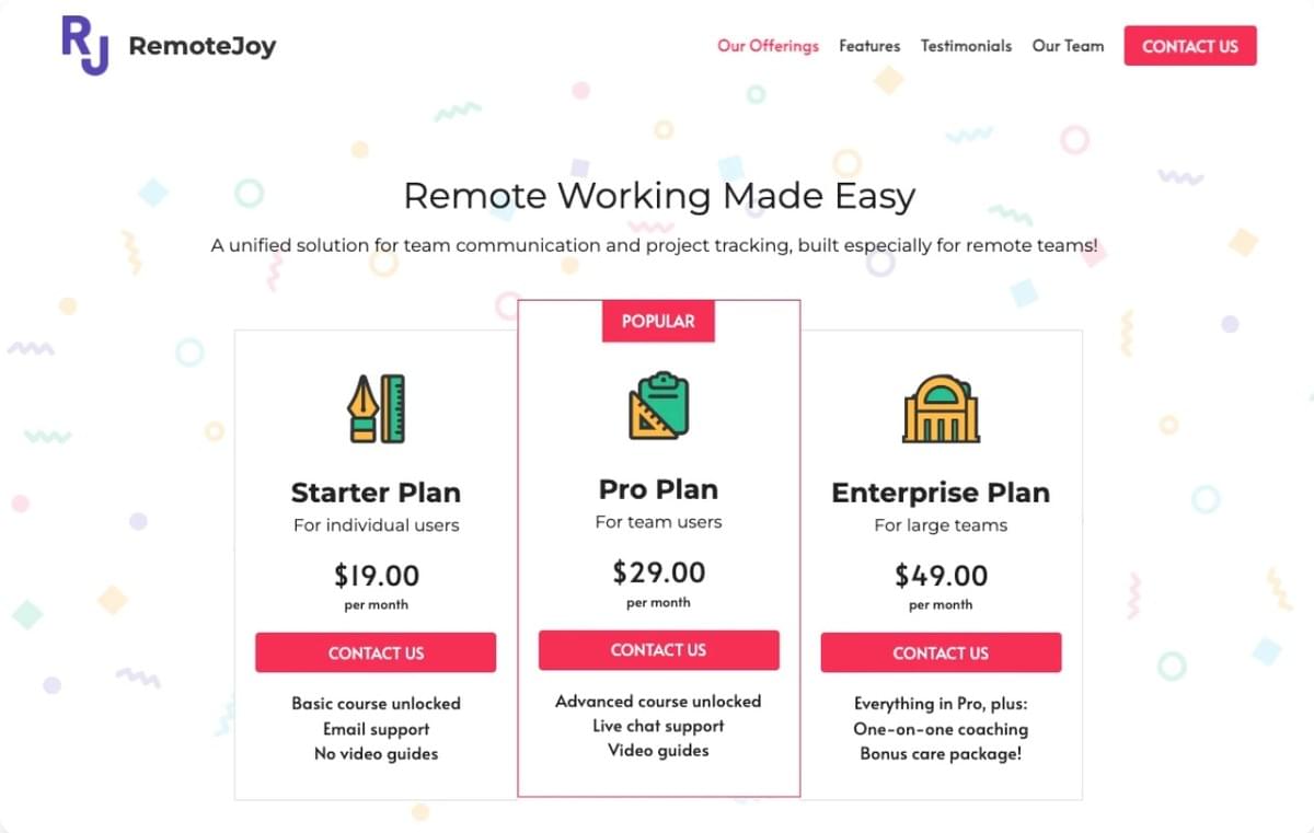 Remote Joy Sjabloon Remote Joy Sjabloon