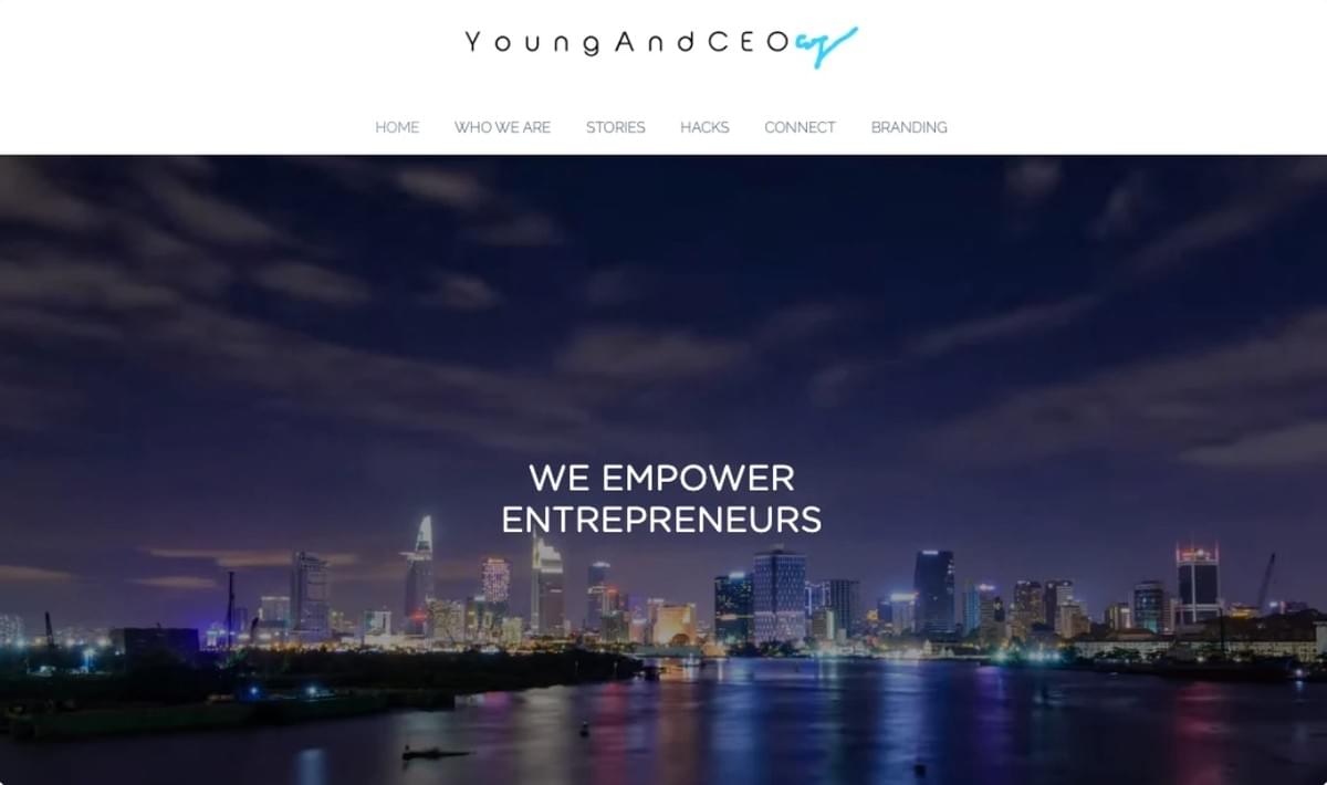 Goede bedrijfsnaam: Young and CEO Goede bedrijfsnaam: Young and CEO
