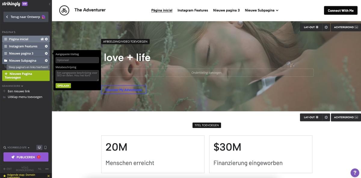 Optimaliseren van SEO voor productlijnuitbreiding - Strikingly - Pagina Titels en Meta Beschrijvingen Optimaliseren Optimaliseren van SEO voor productlijnuitbreiding - Strikingly - Pagina Titels en Meta Beschrijvingen Optimaliseren