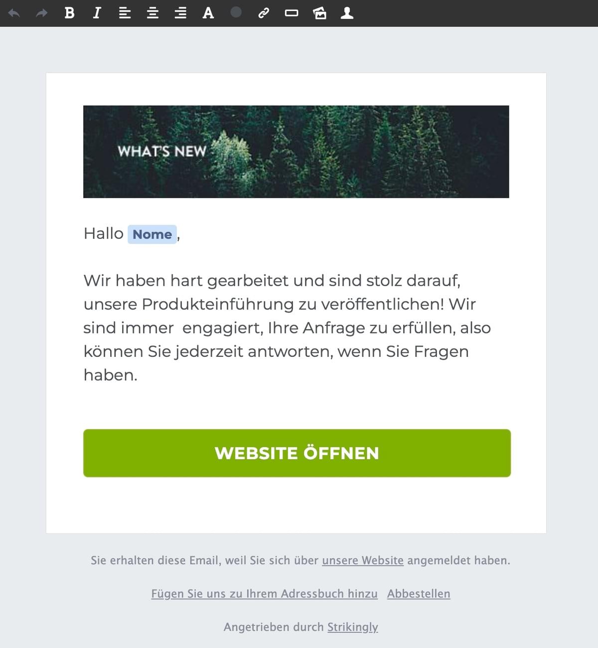 Strikingly Boletim Informativo Recurso Strikingly Boletim Informativo Recurso