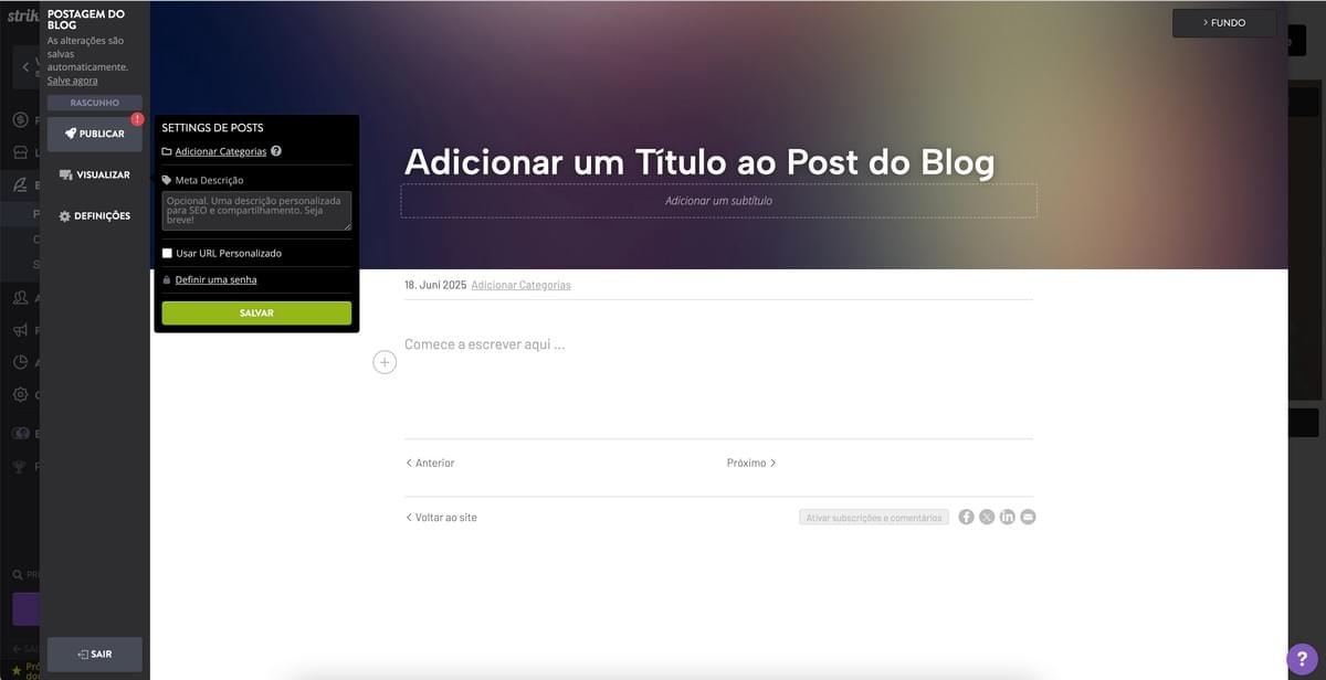 Além das Palavras: Criando Seu Espaço Digital Com O Website de Blog Ideal Além das Palavras: Criando Seu Espaço Digital Com O Website de Blog Ideal