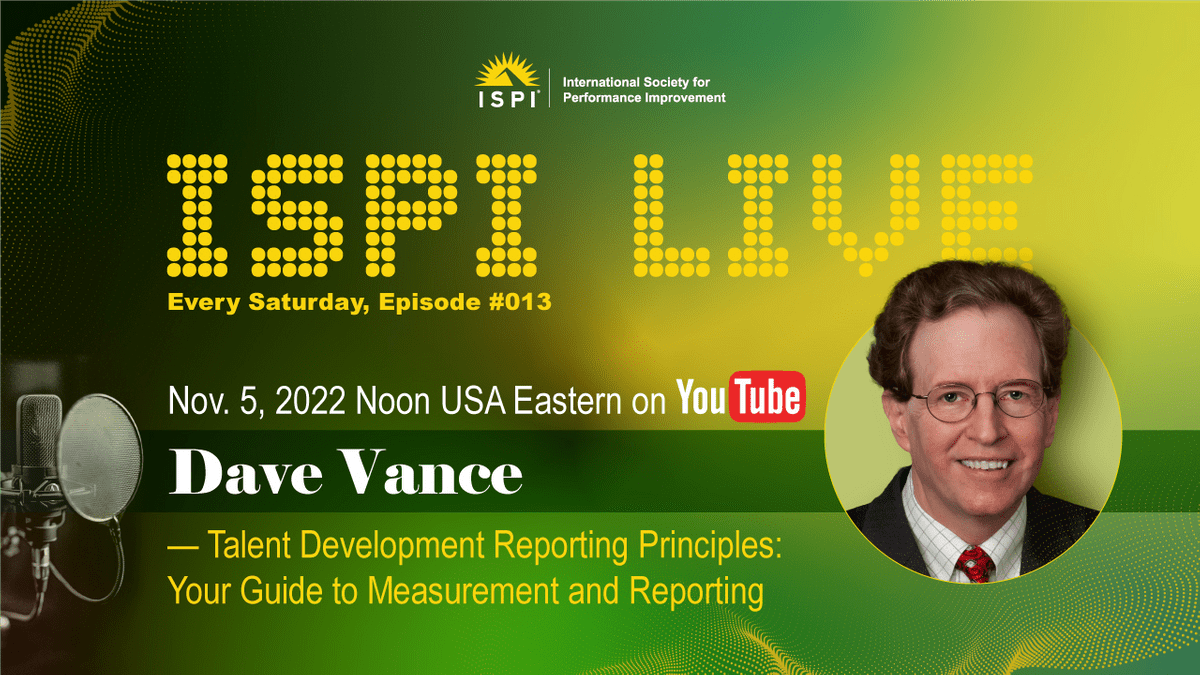 Dave Vance ISPI Live Dave Vance ISPI Live