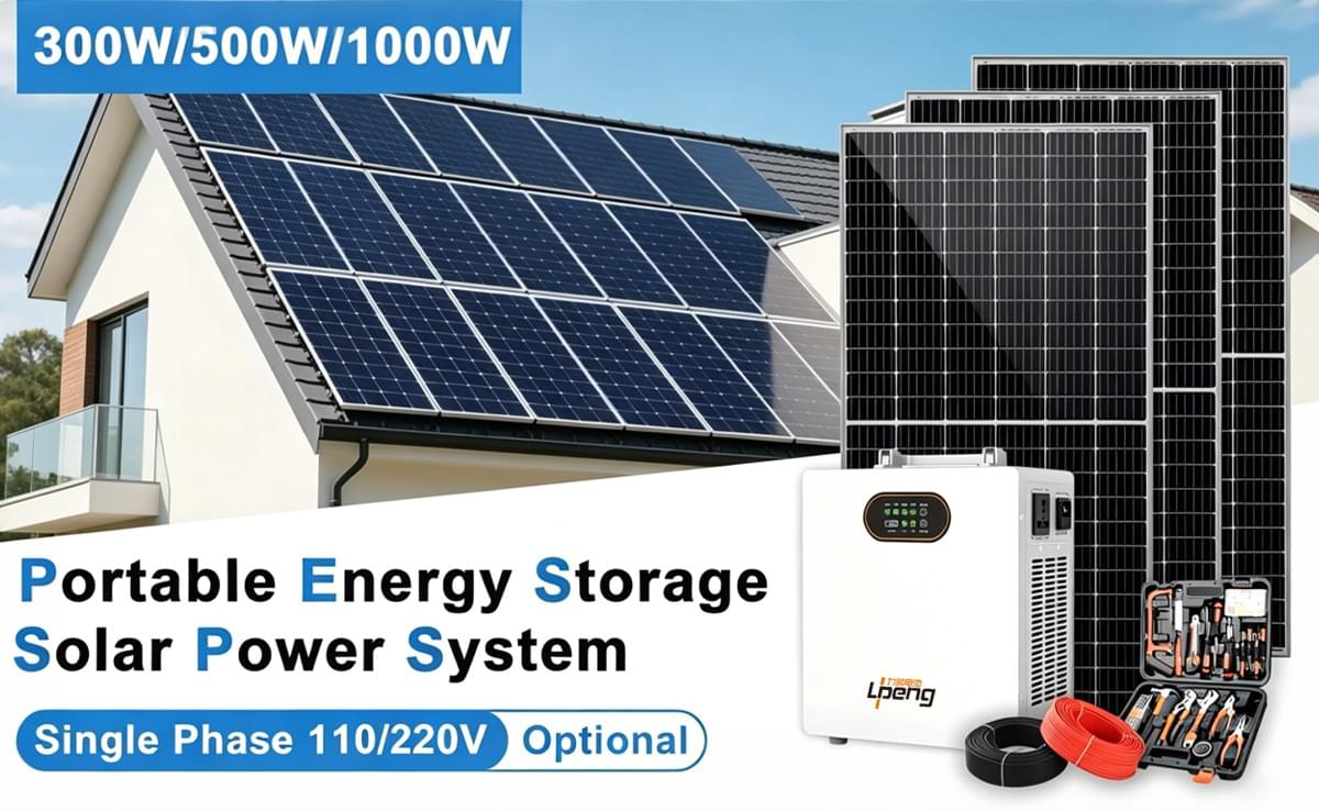 1kWh 1000W LiFePO4 Solar Portable Energy Storage Power Station