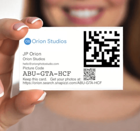 Snapizzi Event Cards with QR Code Snapizzi Event Cards with QR Code