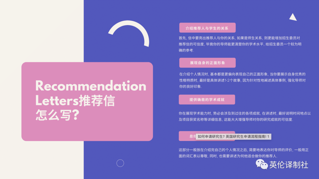 英伦译制社留学申请资料写作 英伦译制社留学申请资料写作