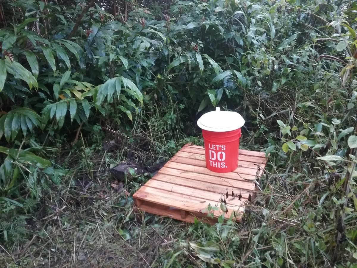 Without plumbing or facilities, I made do (DOO) with this for a few weeks. Without plumbing or facilities, I made do (DOO) with this for a few weeks.