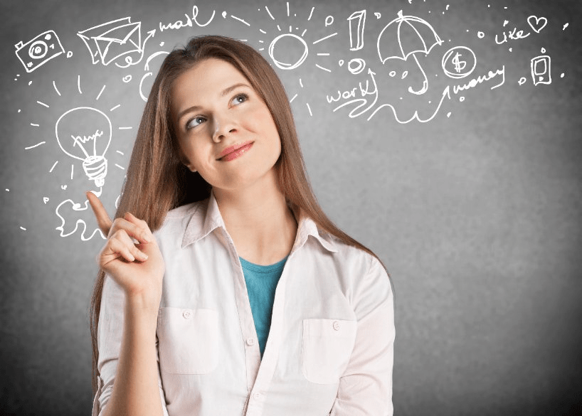 Woman Making A Plan Woman Making A Plan