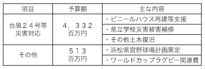 2018年12月補正予算 2018年12月補正予算