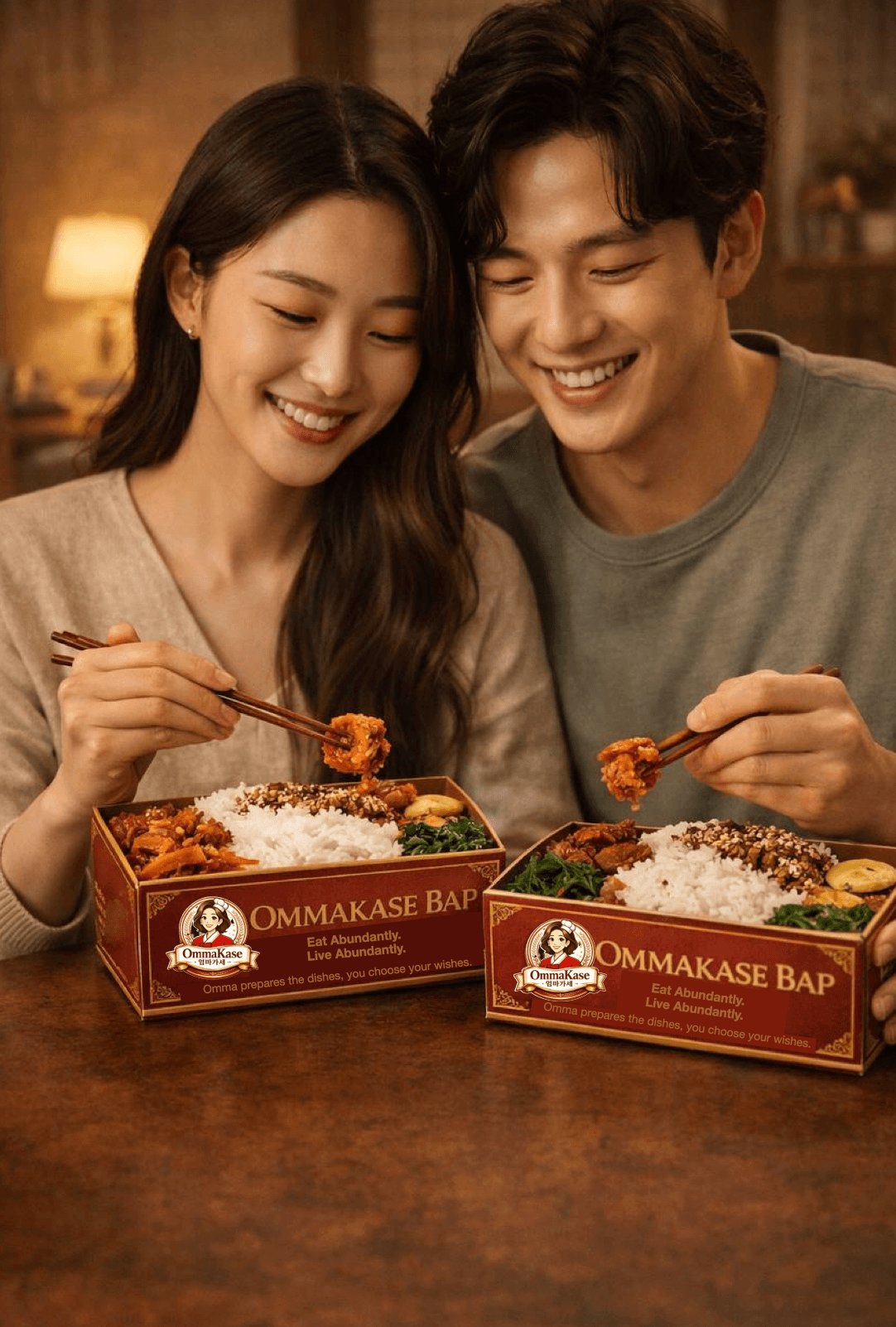 — Minji Park “The variety of dishes at OmmaKase reminds me of home-cooked meals. Each bite is a delightful journey through Korean flavors.” Discover why our guests love the OmmaKase experience OmmaKase is a Korean rice box concept where a wide spread of dishes is prepared for you, and you choose what you feel like eating — just like how a mother cooks at home.
It is presented with the elegance of a Korean royal kitchen, blending warmth, abundance, and refined beauty into a comforting yet elevated dining experience. — Minji Park “The variety of dishes at OmmaKase reminds me of home-cooked meals. Each bite is a delightful journey through Korean flavors.” Discover why our guests love the OmmaKase experience OmmaKase is a Korean rice box concept where a wide spread of dishes is prepared for you, and you choose what you feel like eating — just like how a mother cooks at home.
It is presented with the elegance of a Korean royal kitchen, blending warmth, abundance, and refined beauty into a comforting yet elevated dining experience.