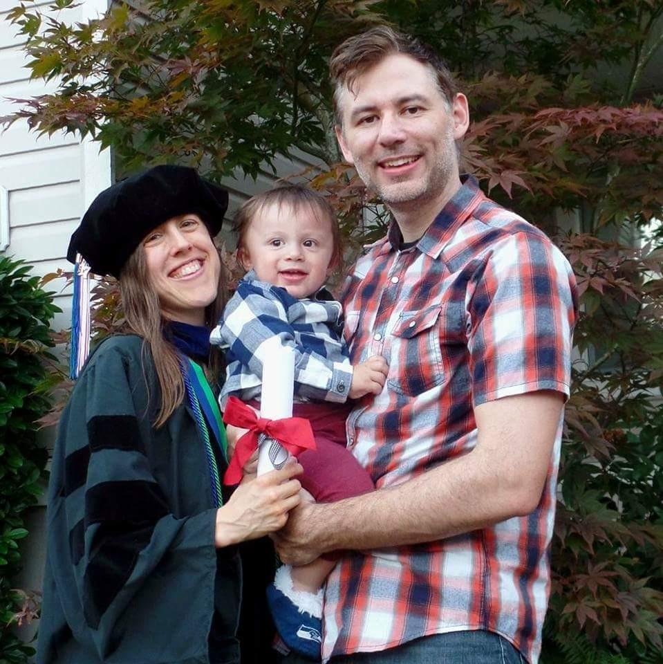 Dr. Dena Michele Rosko celebrating graduation with family Dr. Dena Michele Rosko celebrating graduation with family