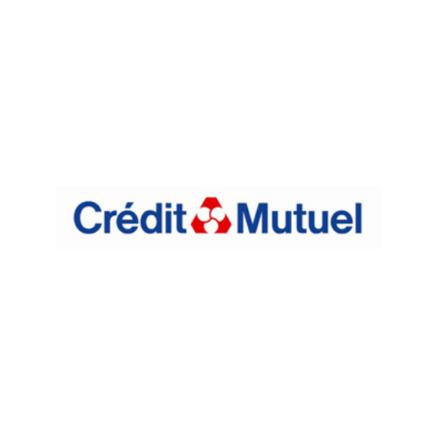 Logo Crédit Mutuel client com en couleurs Logo Crédit Mutuel client com en couleurs