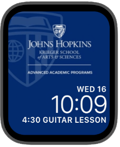 JHU Apple Watch Face JHU Apple Watch Face