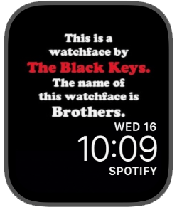 The Black Keys Brothers Apple Watch Face The Black Keys Brothers Apple Watch Face