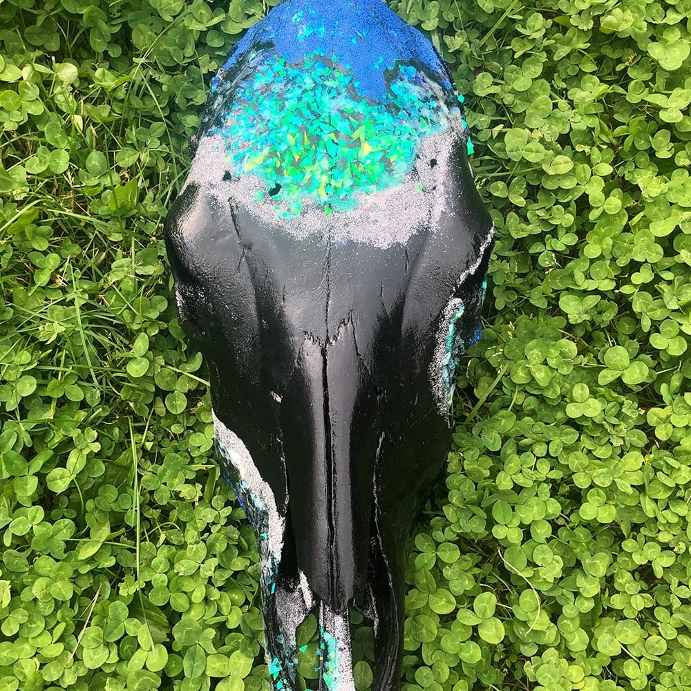 Opalescent Cow Skull