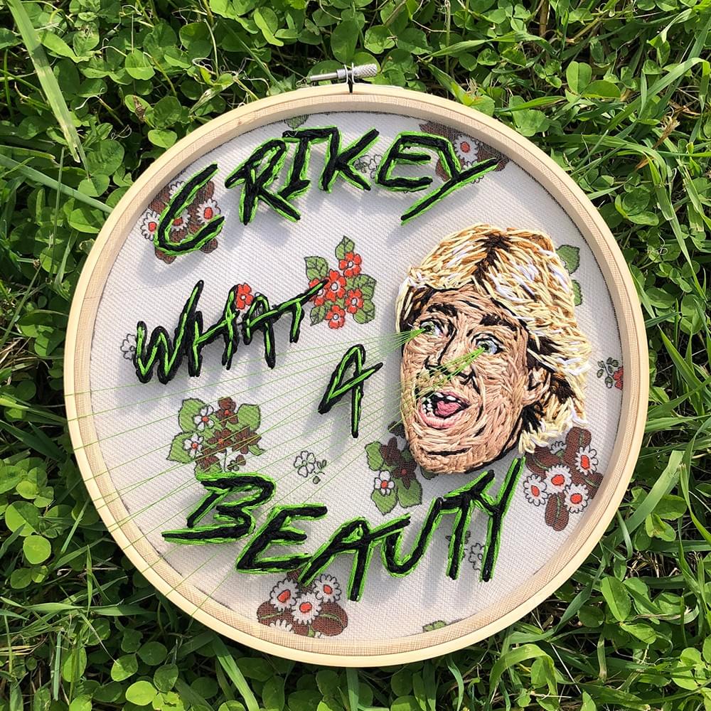 steve irwin embroidery