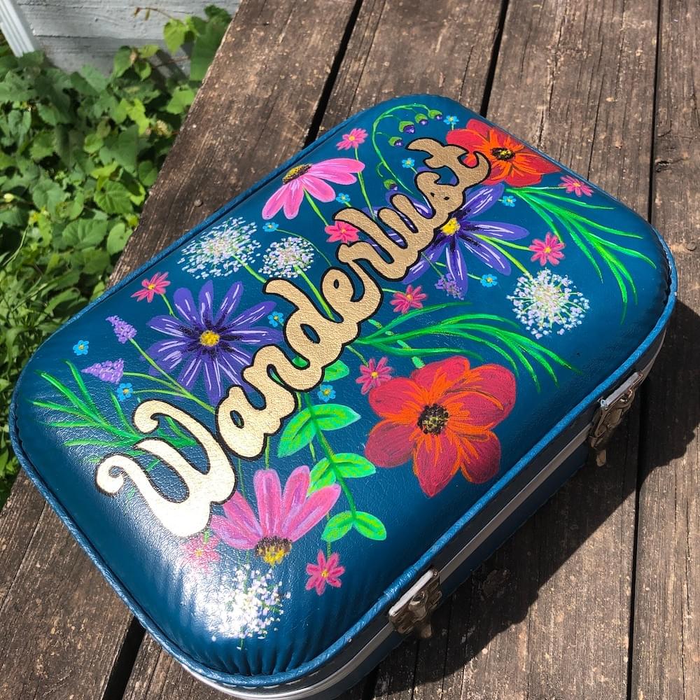 wanderlust suitcase 