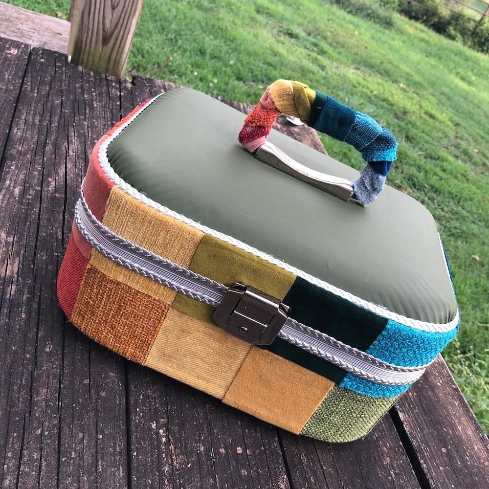 patchwork suitcase