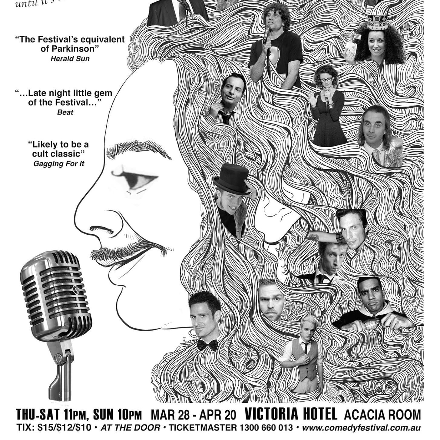 Stand Up Sit Down – Comics in Conversation  (producer, presenter, poster design [artwork by Nick O'Sullivan]))