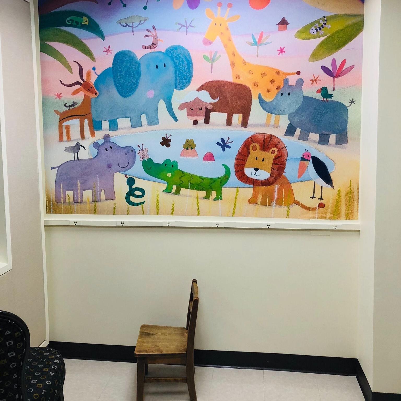 A snapshot of our child testing room