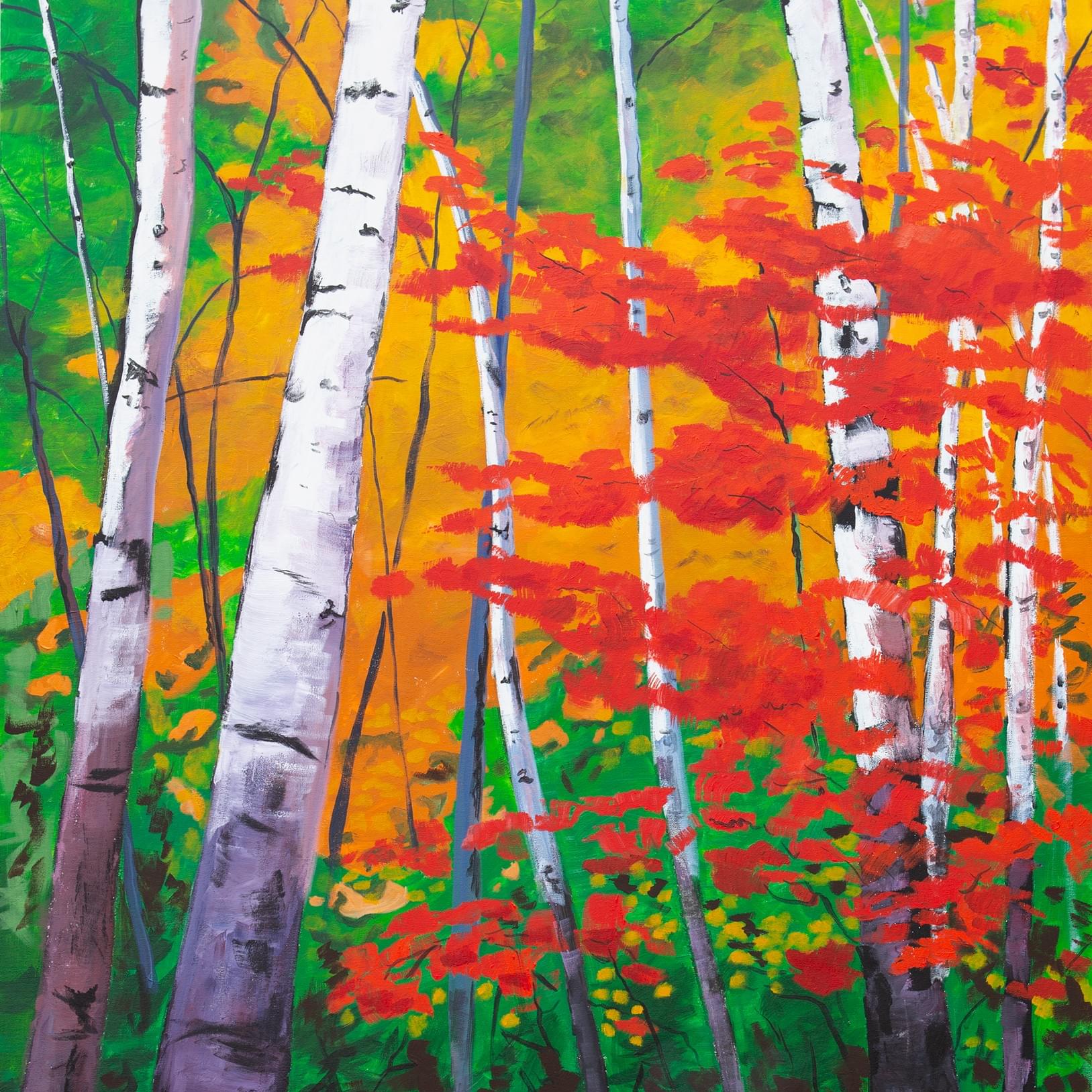 Flaming Birch