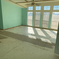 One of the worst conditions ever... 10 cats lived here ..the walls indicate the urine saturation!