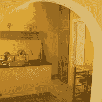 Kitchen, view 2 , looking from LR