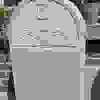 #00_20 Winged Skull and Hourglass Monument with Round Top