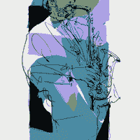 Visual Journal  Drawn to See     “Jazzman”