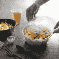 Stylish collection of freezer safe plastic containers ideal for meal prep.
